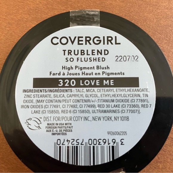 Covergirl Blush color 320 Love Me NWT Trublend So Flushed high pigment blush - Picture 3 of 4